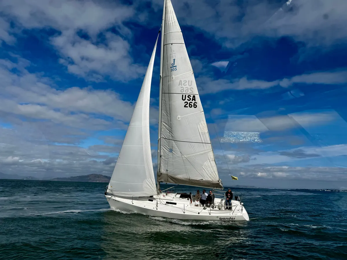 Wonder & Racer-X, a J/105, sailing on San Francisco Bay